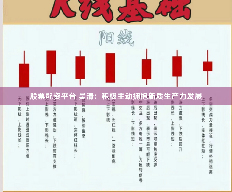股票配资平台 吴清：积极主动拥抱新质生产力发展